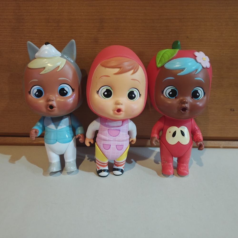 Cry Babies Magic Tears Storyland Scarlet Suri‎ and Pim the Apple 3 Pieces ZB3